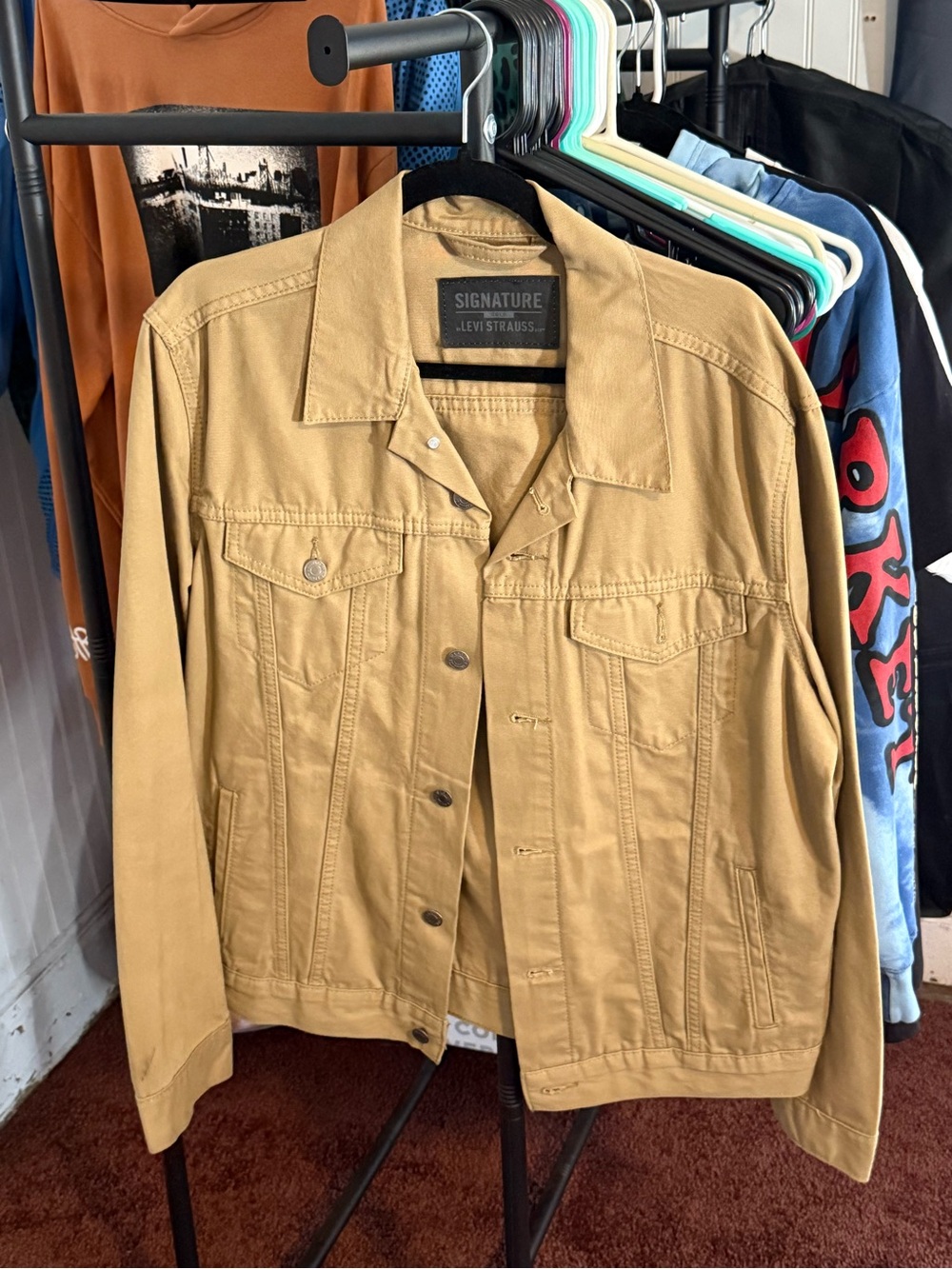 Signature Levi gold Men’s Tan Workwear Jacket